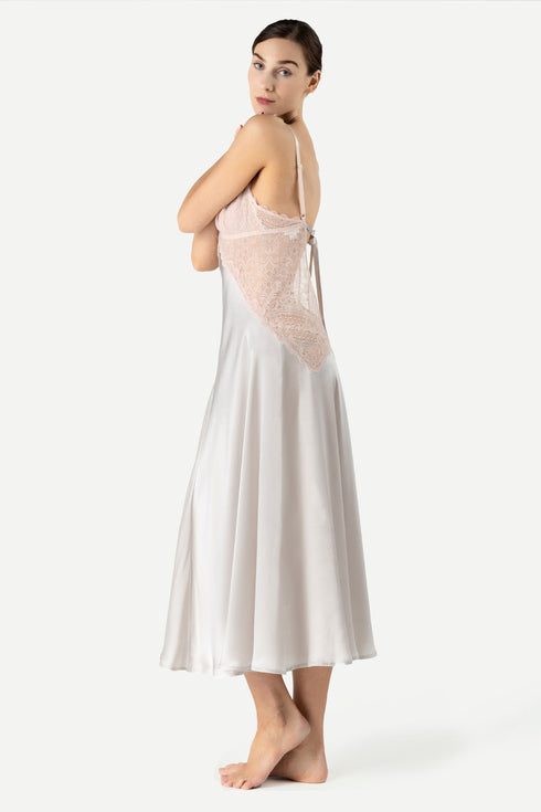 NK Imode Precious Sunset Long Silk Gown
